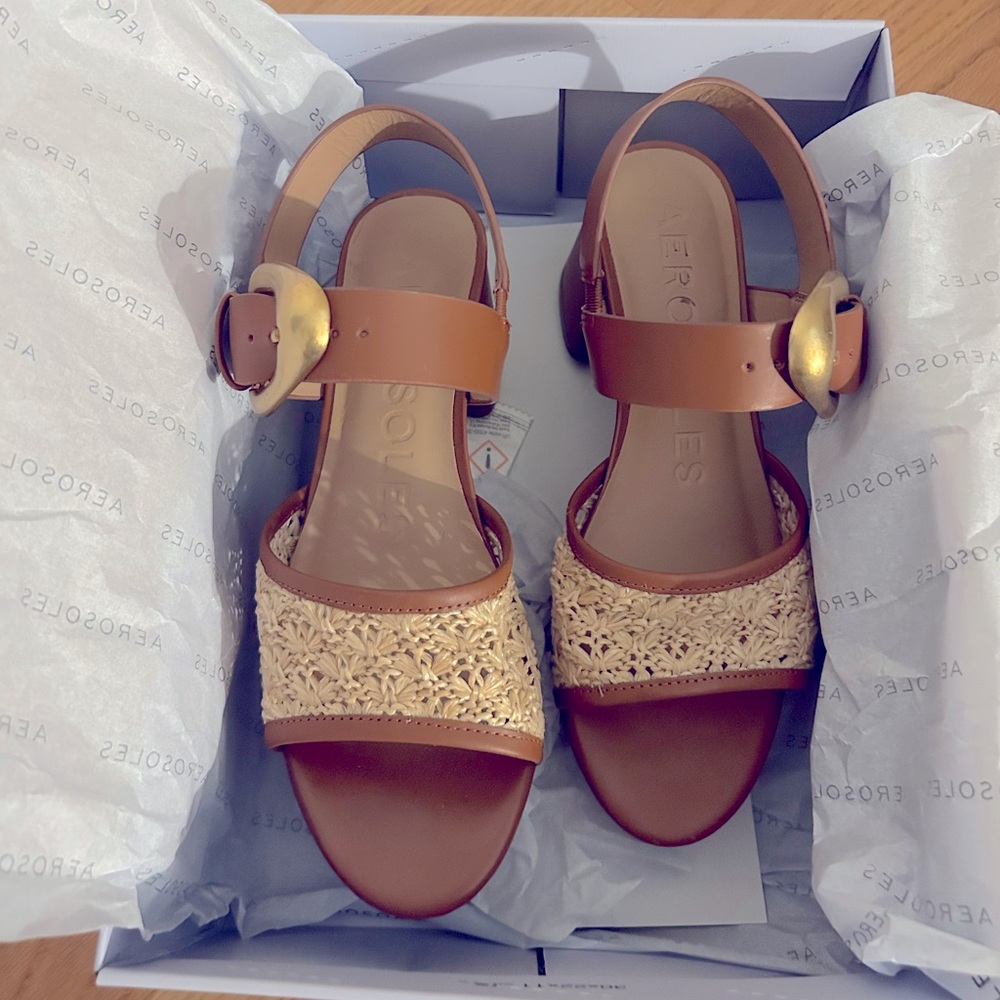 New in box, EUC. Worn once. Areosoles | size 6.5 wide